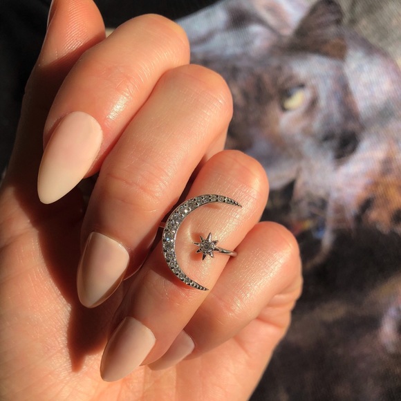 Sterling Silver  Ring 🌙To The Moon And Back - Picture 5 of 7